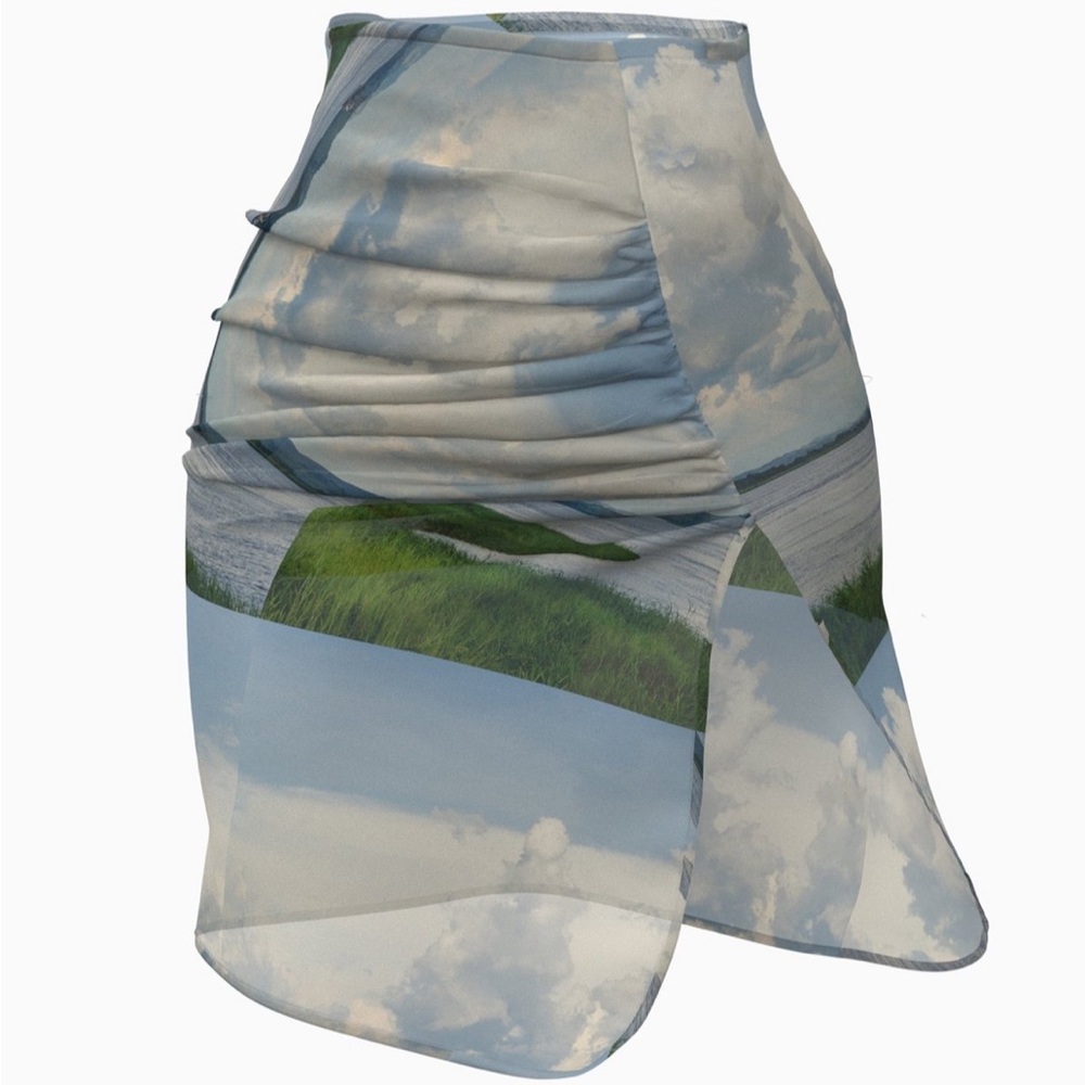 Hanifa Mài Mini Skirt